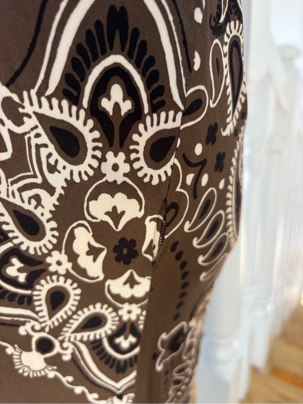 Sandro Bandana Print Midi Dress, US Size: 0 - Picture 14 of 16